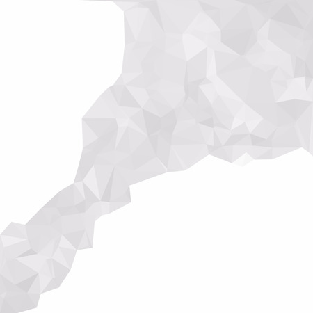 Gray White Polygonal Background, Creative Design Templatesのイラスト素材