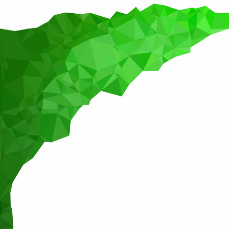 Green Polygonal Mosaic Background, Creative Design Templatesのイラスト素材