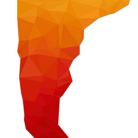 Red Polygonal Mosaic Background, Creative Design Templatesのイラスト素材