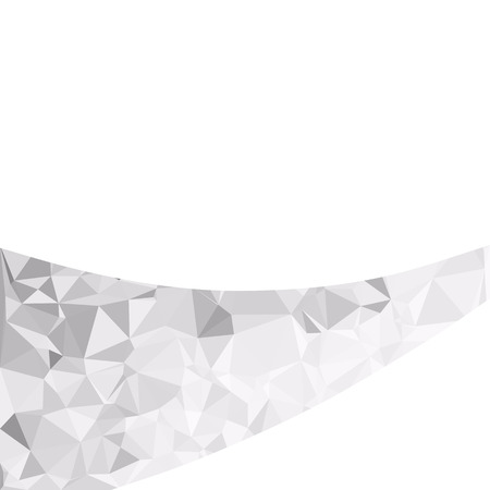 Gray White Polygonal Background, Creative Design Templatesのイラスト素材