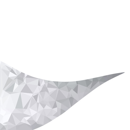 Gray White Polygonal Background, Creative Design Templatesのイラスト素材