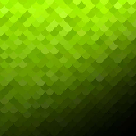 Green Roof tiles pattern, Creative Design Templatesのイラスト素材