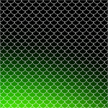 Green Roof tiles pattern, Creative Design Templatesのイラスト素材