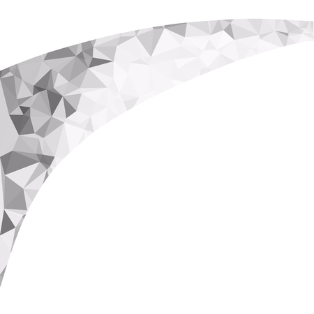 Gray White Polygonal Background, Creative Design Templatesのイラスト素材