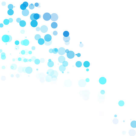 Bubbles Circle Dots Unique Blue Bright Vector Backgroundのイラスト素材