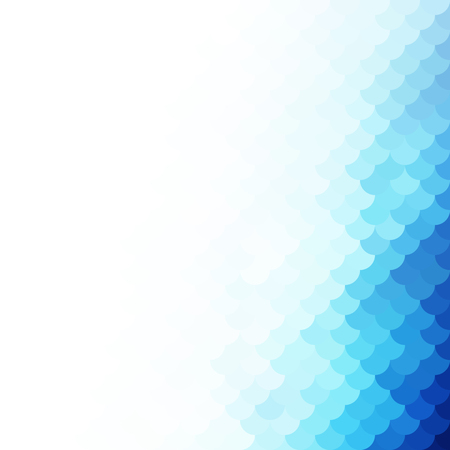 Blue Roof tiles pattern, Creative Design Templatesのイラスト素材