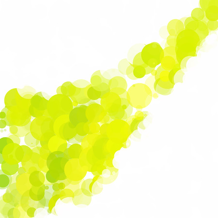 Bubbles Unique Green Bright Vector Backgroundのイラスト素材