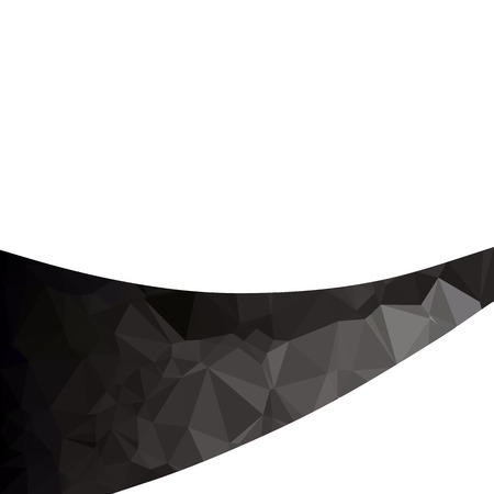 Black Polygonal Mosaic Background, Creative Design Templatesのイラスト素材