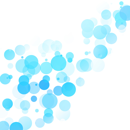 Bubbles Unique Blue Bright Vector Backgroundのイラスト素材