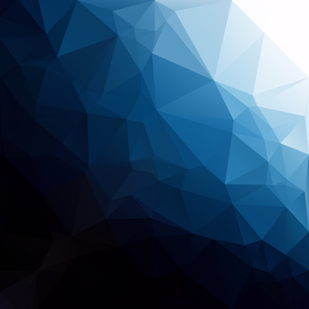 Blue Polygonal Mosaic Background, Creative Design Templatesのイラスト素材