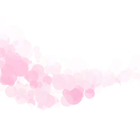 Bubbles Circle Dots Unique Pink Bright Vector Backgroundのイラスト素材