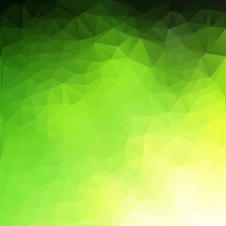 Green Polygonal Mosaic Background, Creative Design Templates