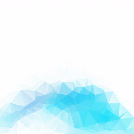 Blue Polygonal Mosaic Background, Creative Design Templatesのイラスト素材