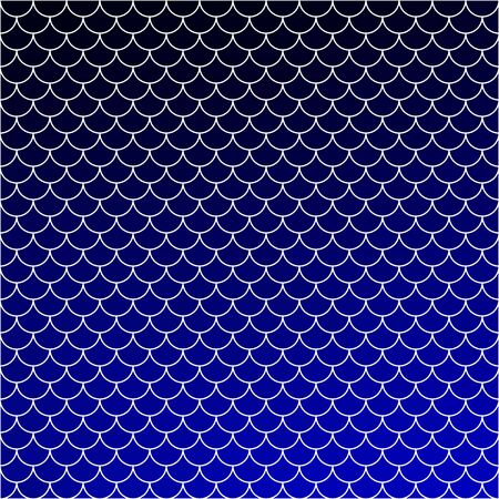Blue Roof tiles pattern, Creative Design Templatesのイラスト素材