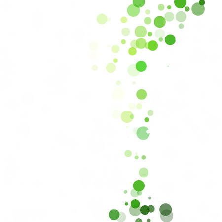 Bubbles Circle Dots Unique Green Bright Vector Backgroundのイラスト素材