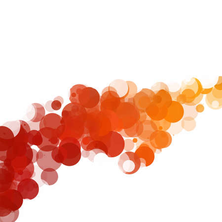Bubbles Circle Dots Unique Red Bright Vector Backgroundのイラスト素材