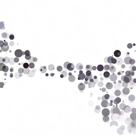 Bubbles Circle Dots Unique Black Bright Vector Backgroundのイラスト素材