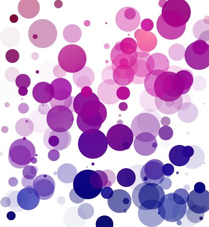 Bubbles Unique Purple Bright Vector Backgroundのイラスト素材