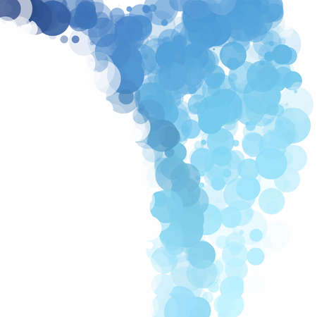 Bubbles Circle Dots Unique Blue Bright Vector Backgroundのイラスト素材