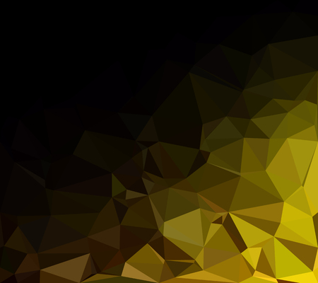 Yellow Polygonal Mosaic Background, Creative Design Templatesのイラスト素材