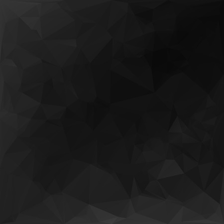 Black Polygonal Mosaic Background, Creative Design Templatesのイラスト素材