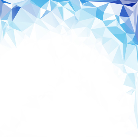 Blue Polygonal Mosaic Background, Creative Design Templatesのイラスト素材