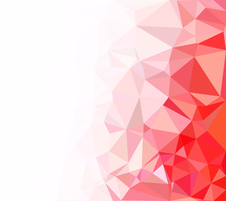 Red Polygonal Mosaic Background, Creative Design Templatesのイラスト素材