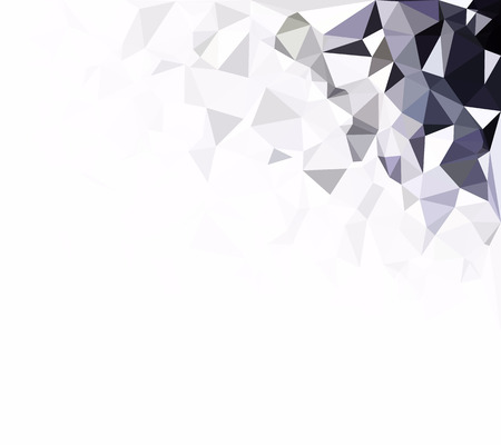 Black Polygonal Mosaic Background, Creative Design Templatesのイラスト素材