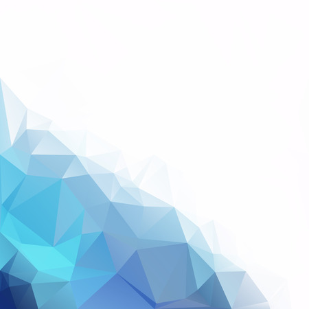Blue Polygonal Mosaic Background, Creative Design Templatesのイラスト素材