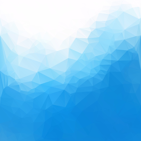 Blue Polygonal Mosaic Background, Creative Design Templatesのイラスト素材