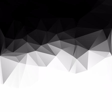 Black Polygonal Mosaic Background, Creative Design Templatesのイラスト素材