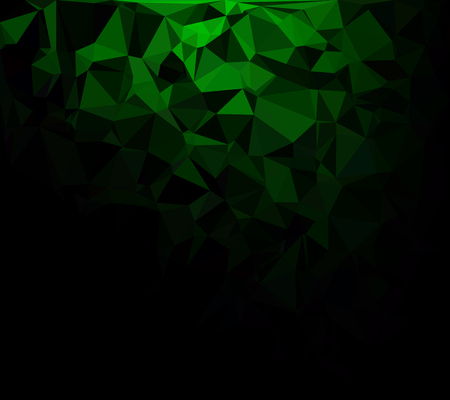 Green Polygonal Mosaic Background, Creative Design Templatesのイラスト素材