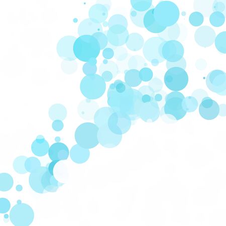 Bubbles Unique Blue Bright Vector Backgroundのイラスト素材
