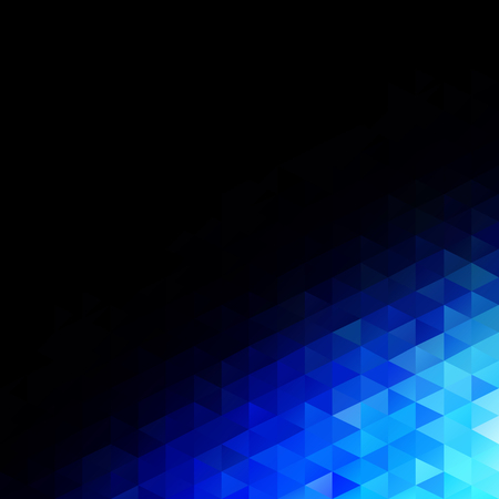 Blue Grid Mosaic Background, Creative Design Templatesのイラスト素材