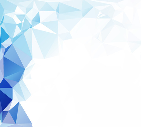 Blue Polygonal Mosaic Background, Creative Design Templatesのイラスト素材
