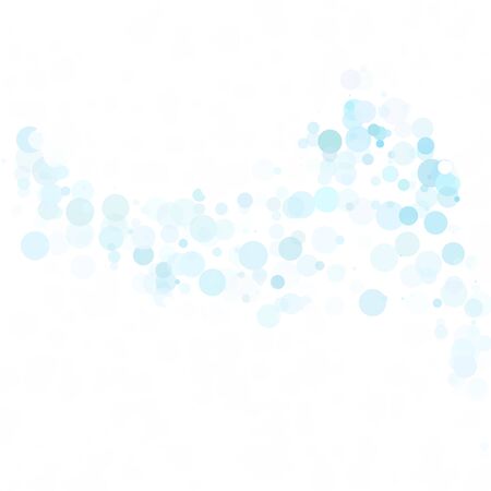 Bubbles Circle Dots Unique Blue Bright Vector Backgroundのイラスト素材