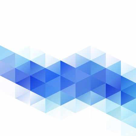Blue Grid Mosaic Background, Creative Design Templatesのイラスト素材