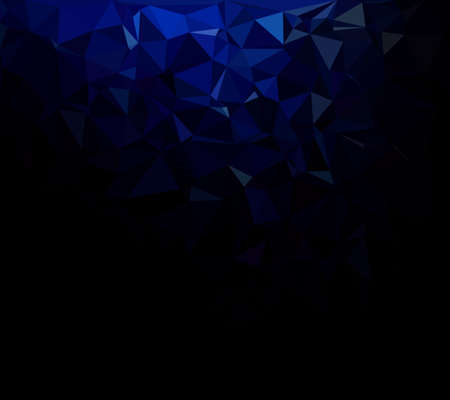 Blue Polygonal Mosaic Background, Creative Design Templatesのイラスト素材
