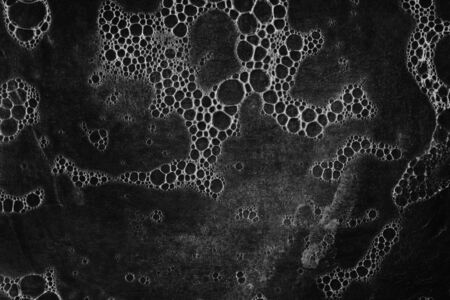 Black bubble empty space wall texture background for website, magazine , graphic design and presentationsの写真素材