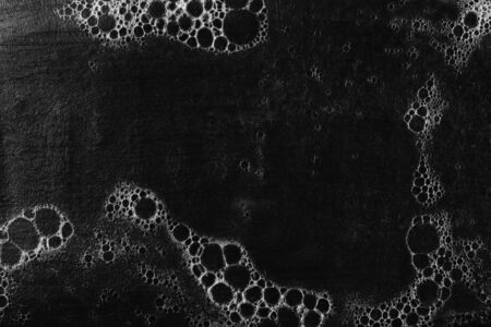 Black bubble empty space wall texture background for website, magazine , graphic design and presentationsの写真素材