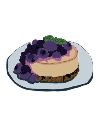 Blueberry cakeの素材