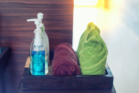 Composition of spa wellness products .の写真素材