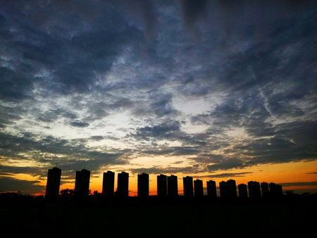 Sunset sky