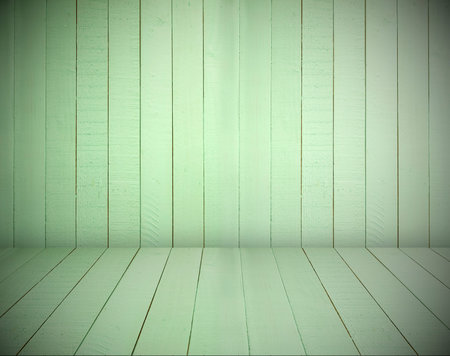 green painted wood texture background
