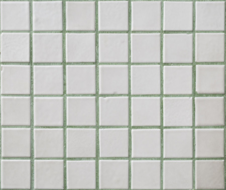 white old tile wall backgroundの写真素材