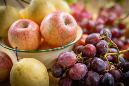 Many kinds of fruitsの写真素材