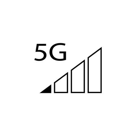 Illustration Vector graphic of signal bar icon. Fit for technology, mobile, wifi, network, connection etc.のイラスト素材