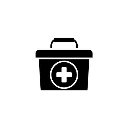 Illustration Vector graphic of aid first box icon. Fit for emergency, medical kit, healthcare etc.のイラスト素材