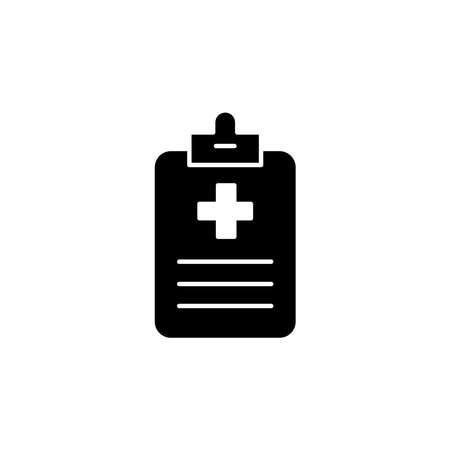 Illustration Vector graphic of medical record icon. Fit for diagnosis, information, symbol, paper, patient, design, record, clinic etcのイラスト素材