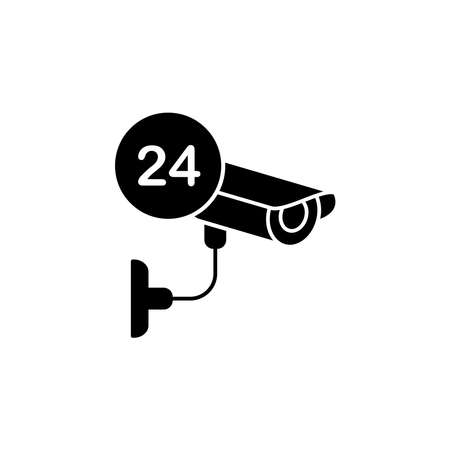Illustration Vector graphic of cctv icon. Fit for secure, surveillance, protection, watching, monitoring etc.のイラスト素材